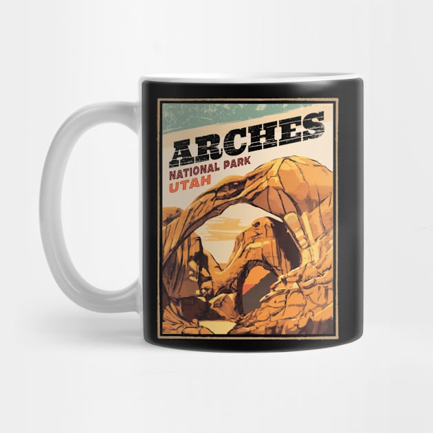 Arches National Park Outdoor Vintage by MarkusShirts